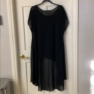 See thru high low top